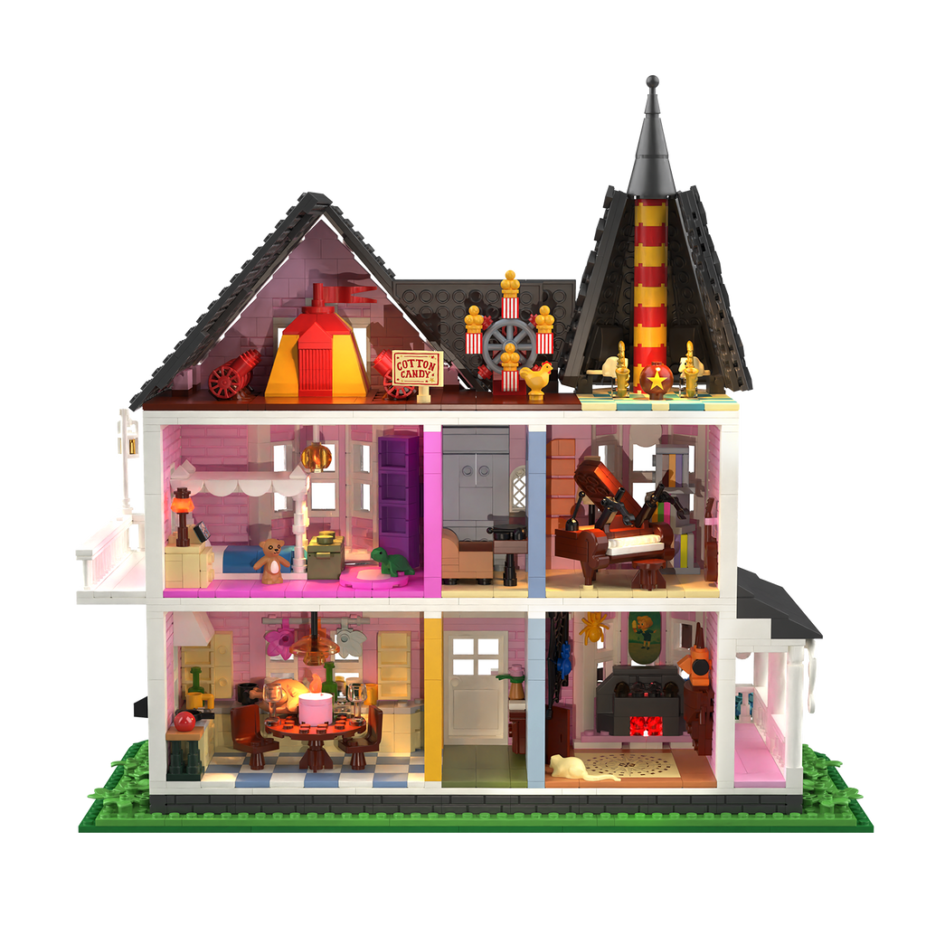Pink Palace House Building Set