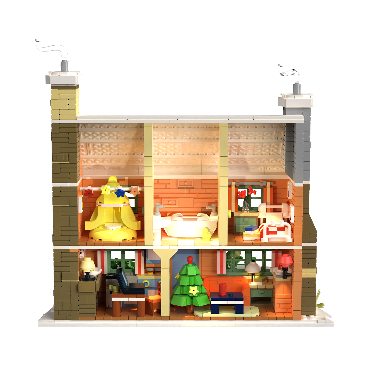 Rosehill Cottage House Building Set