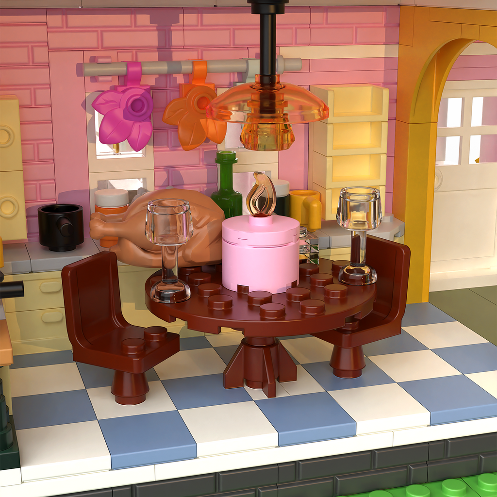 Pink Palace House Building Set