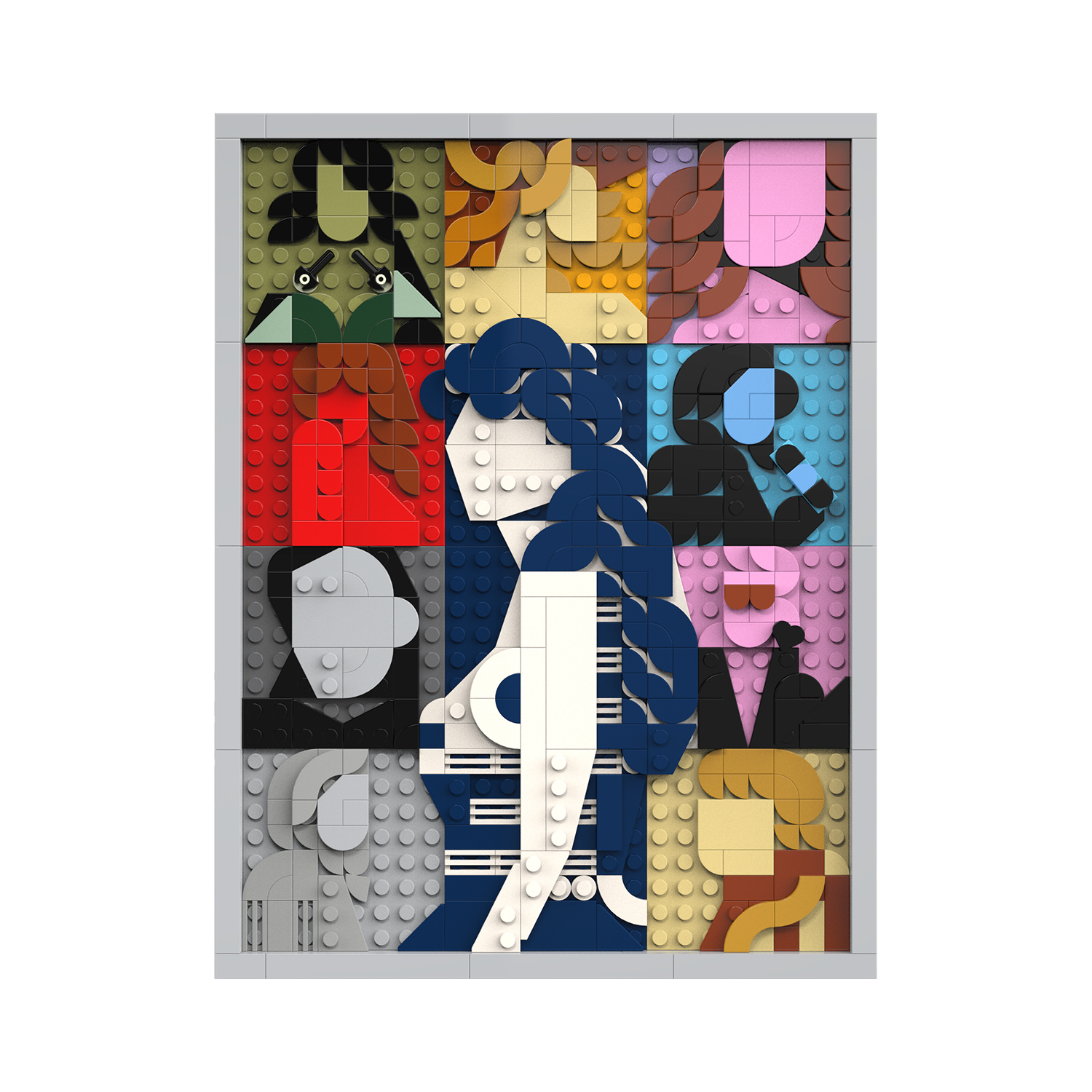 Art Poster Brick Building Set – Fan Gift Idea!