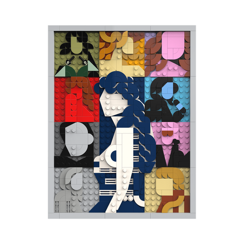 Art Poster Brick Building Set – Fan Gift Idea!