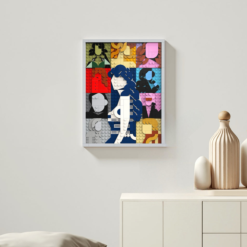Art Poster Brick Building Set – Fan Gift Idea!