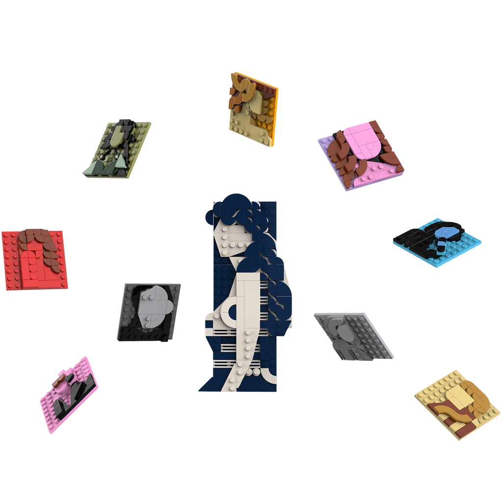 Art Poster Brick Building Set – Fan Gift Idea!