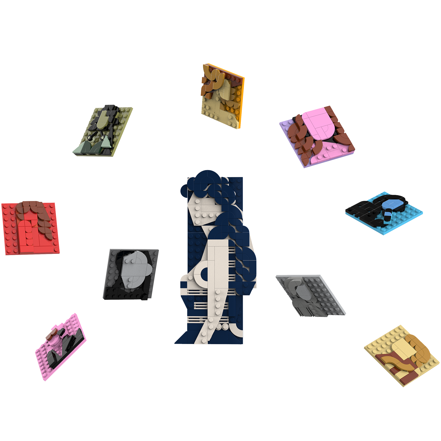 Art Poster Brick Building Set – Fan Gift Idea!